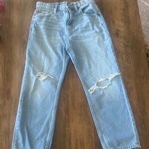Old Navy Light Blue Ripped Kids Jeans
